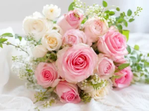 バラの花束の画像
