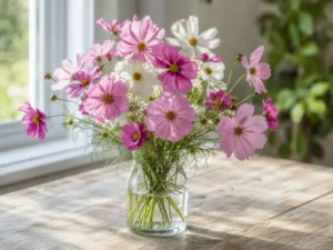 コスモスの花束の画像